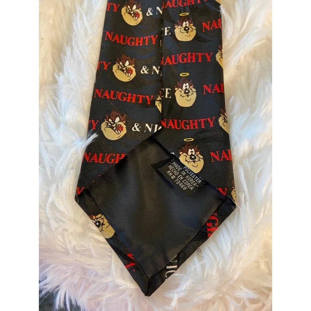 Vintage Tasmanian devil Naughty and nice tie‎
